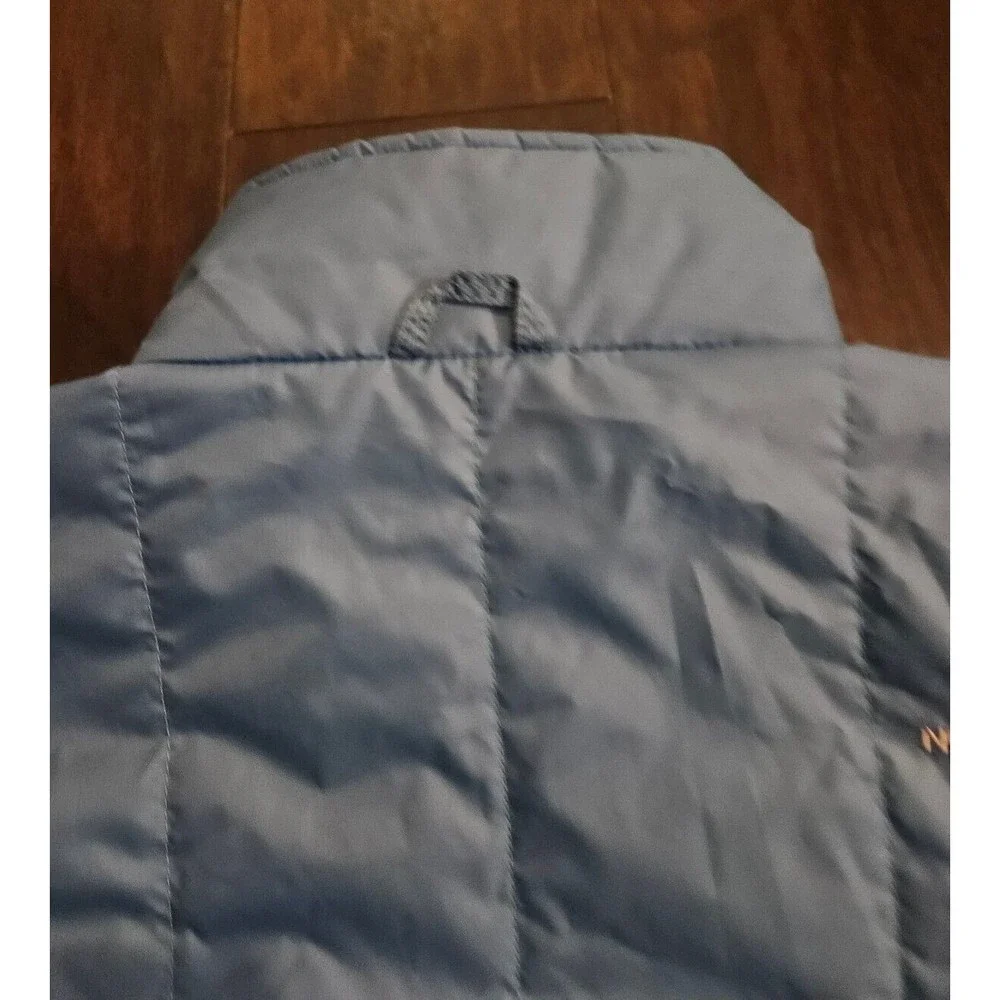 NORTH FACE Blue and Grey Plush Jacket Girls Large L